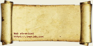 Isidor Manojlović vizit kartica